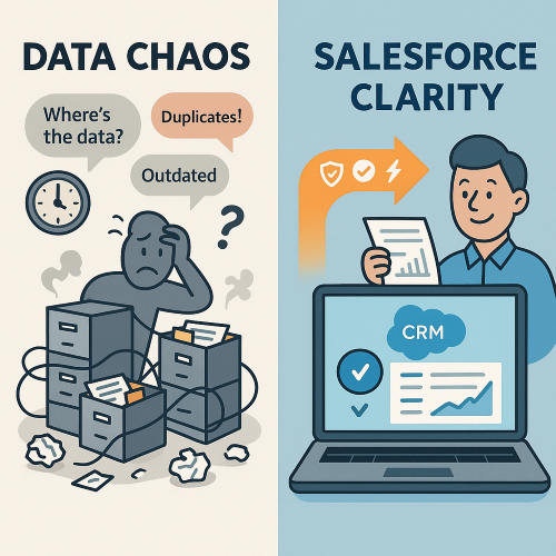 salesforce data entry services