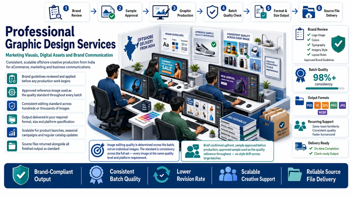 Graphic Design Services workflow and quality review