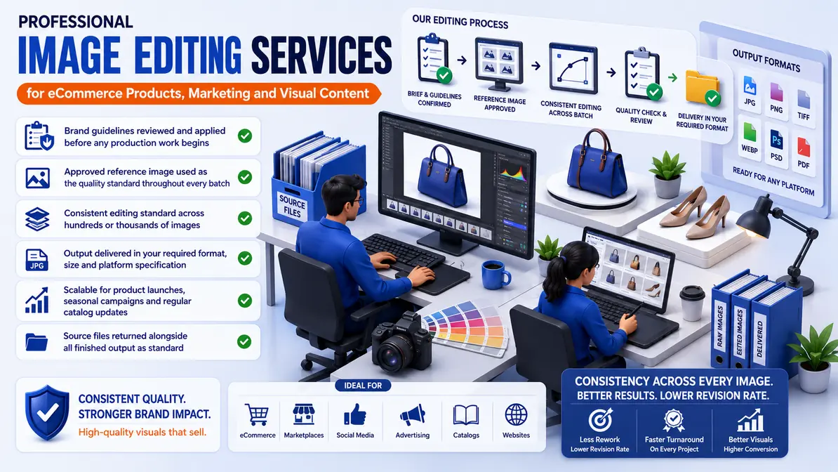 Image Editing Services workflow and quality review