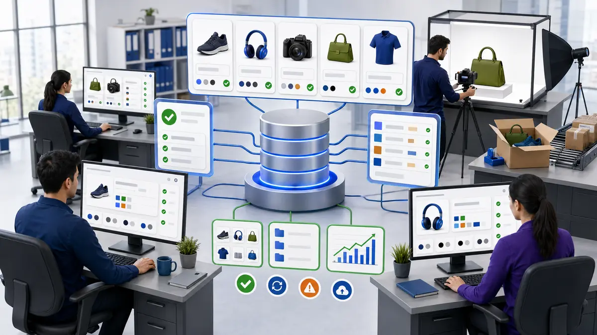 Product Data Entry Services workflow and quality review